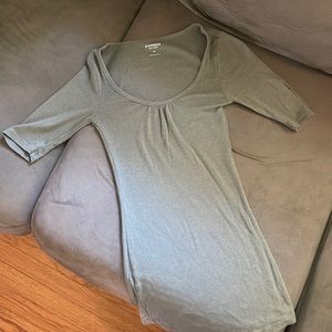 Quarter sleeve long shirt